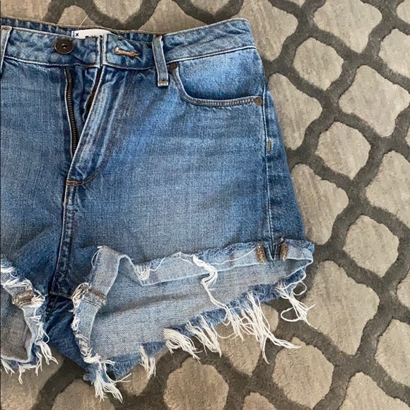 PAIGE DENIM High Waisted Denim Shorts - Picture 3 of 10